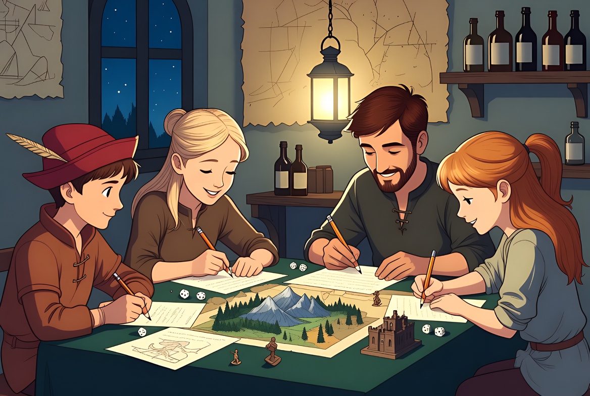 Gamers around the table